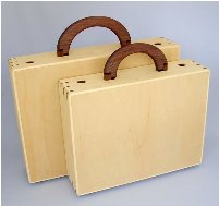 木製アタッシェケース大・小